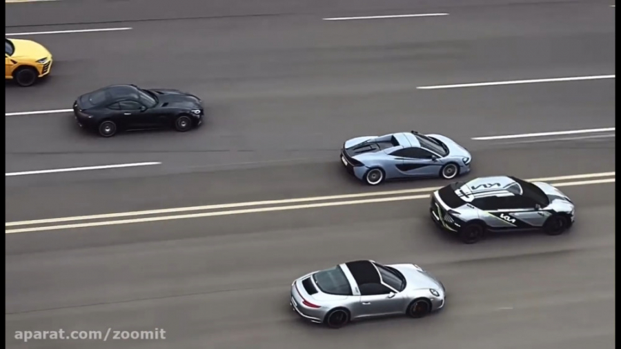 تست درگ کیا EV6GT با فراری، مک...
