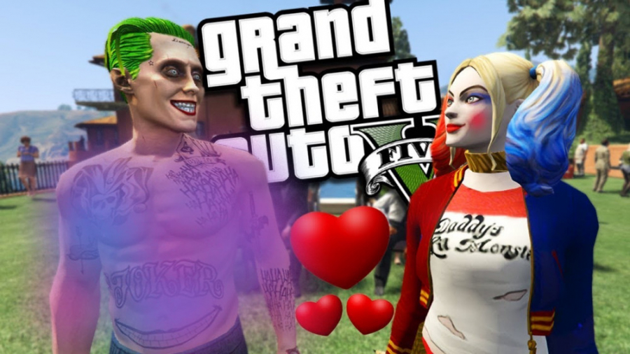 هارلی و جوکر در GTA 5