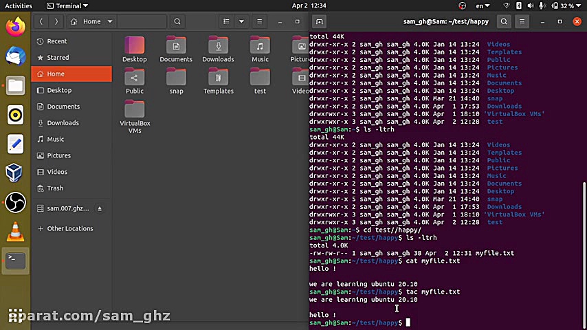 آموزش اوبونتو : 2 ترمینال !