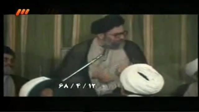 انتخاب آیت الله خامنه ای به ره...