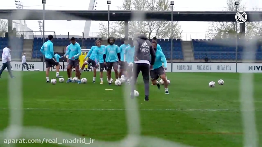 حرکات دیدنی در آخرین تمرین رئا...