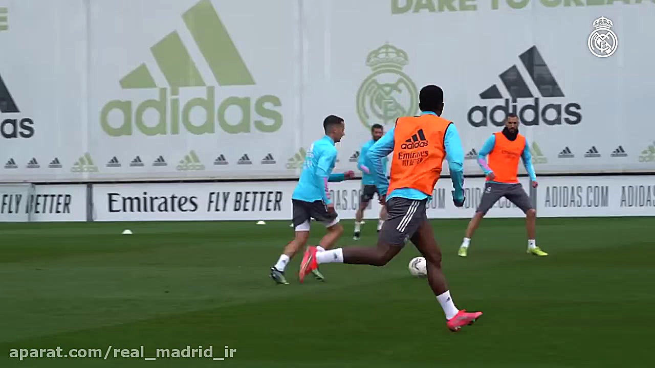 حرکات دیدنی در آخرین تمرین رئا...