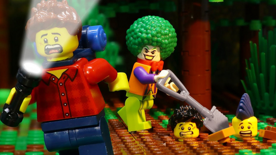 استاپ موشن لگوها  حمله دلقکها