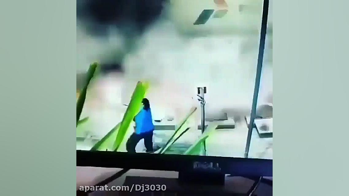 صحنه آتش گرفتن تانکر