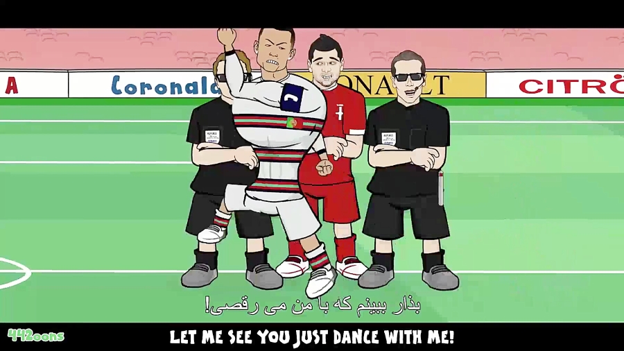 کارتون طنز منفجر کردن داوران ک...