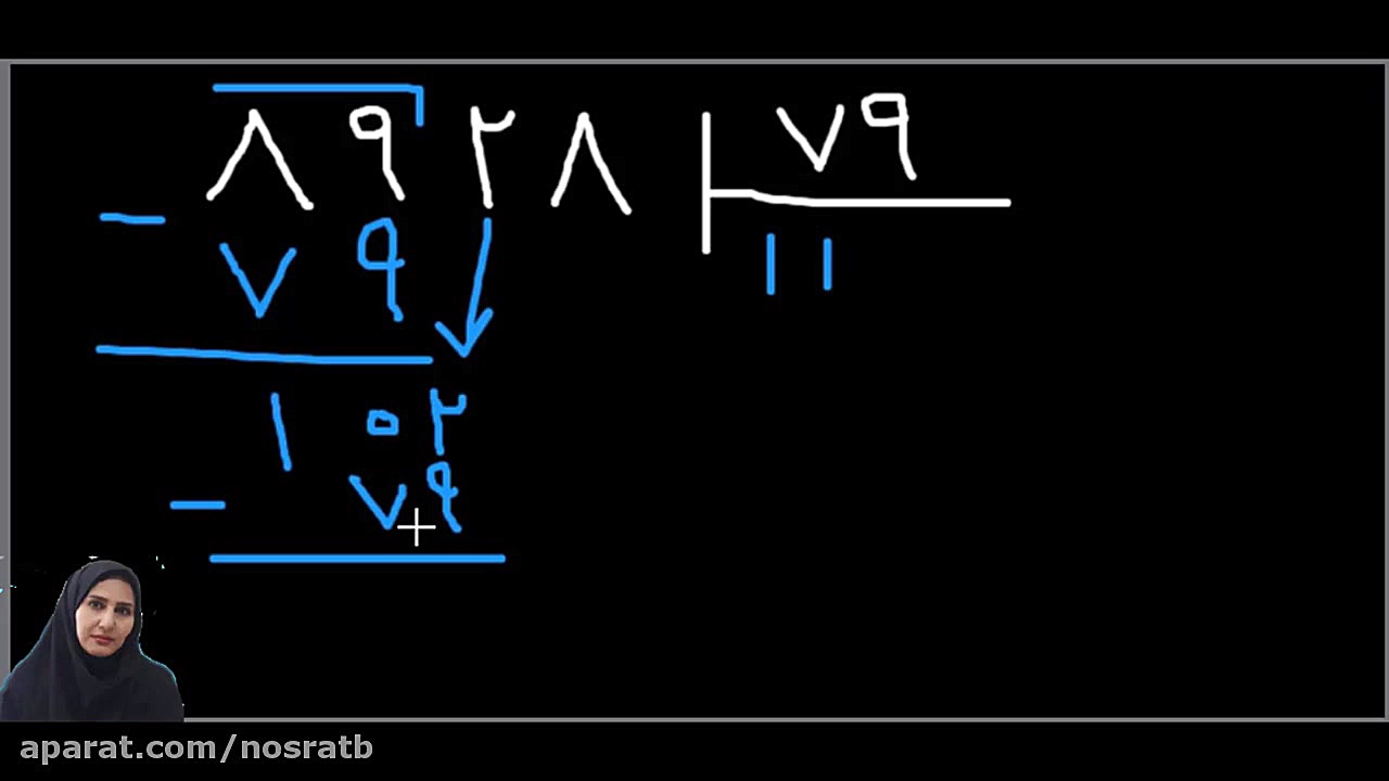 آموزش تقسیم به روش تکنیکی