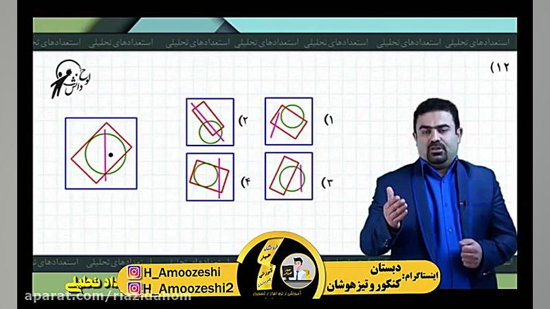 استعداد تحلیلی حل تست های مهم...