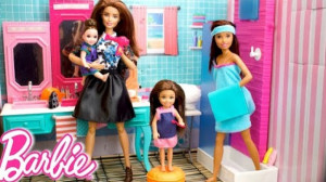 عروسک باربی | روتین صبح خانواد...