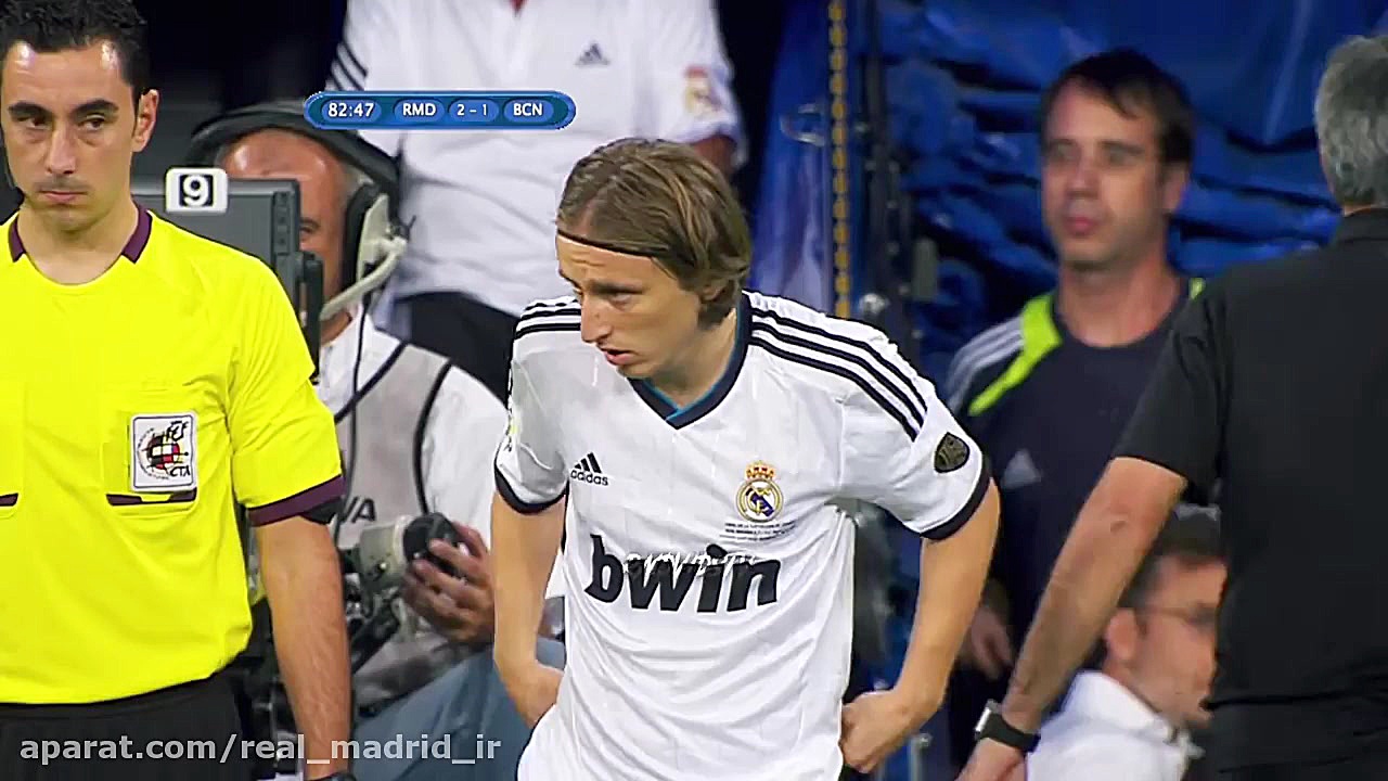 اولین بازی مودریچ در رئال مادر...