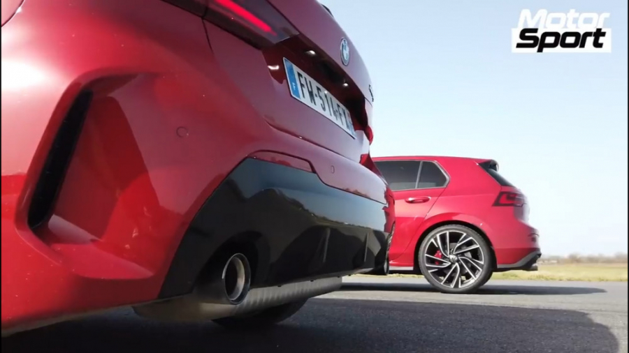 درگ ریس فولکس واگن گلف GTI با...