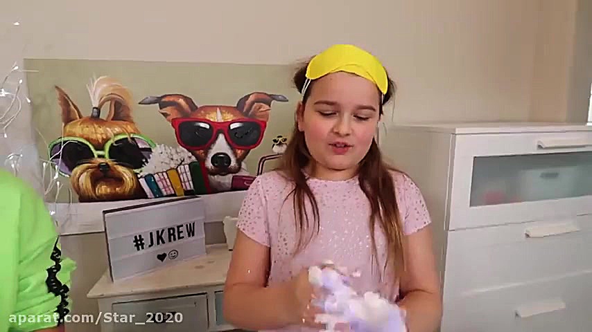 ساخت اسلایم با چشم های بسته &q...