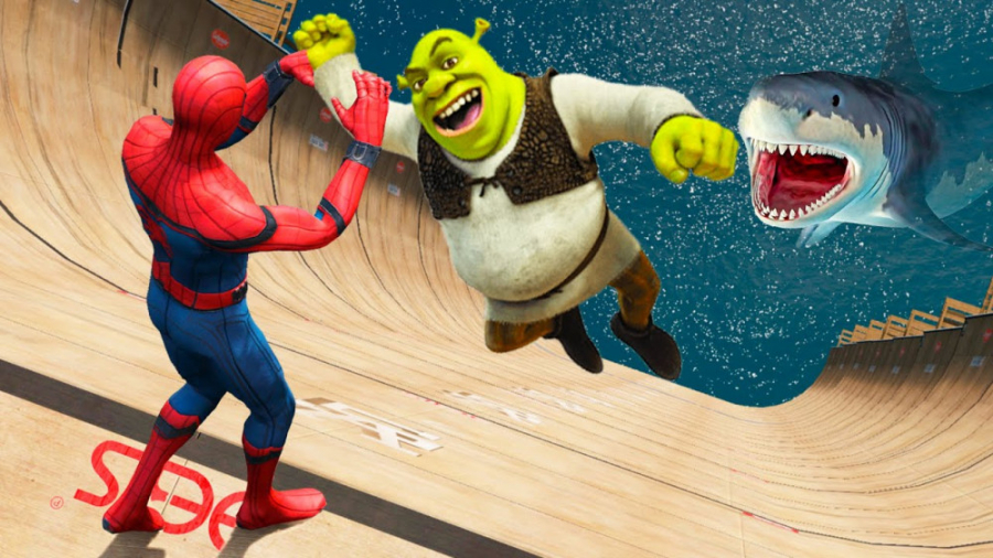 اسپایدرمن و شرک در GTA 5