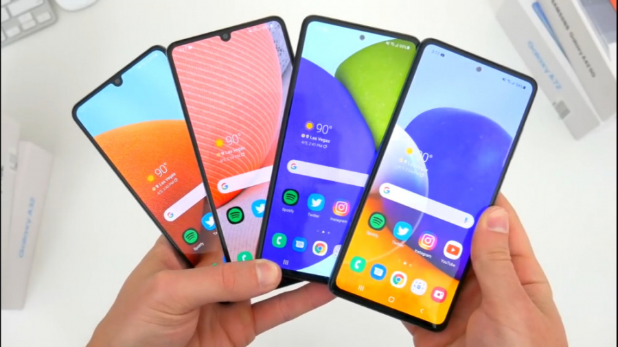 مقایسه تست سرعت گلکسی A32، A42...