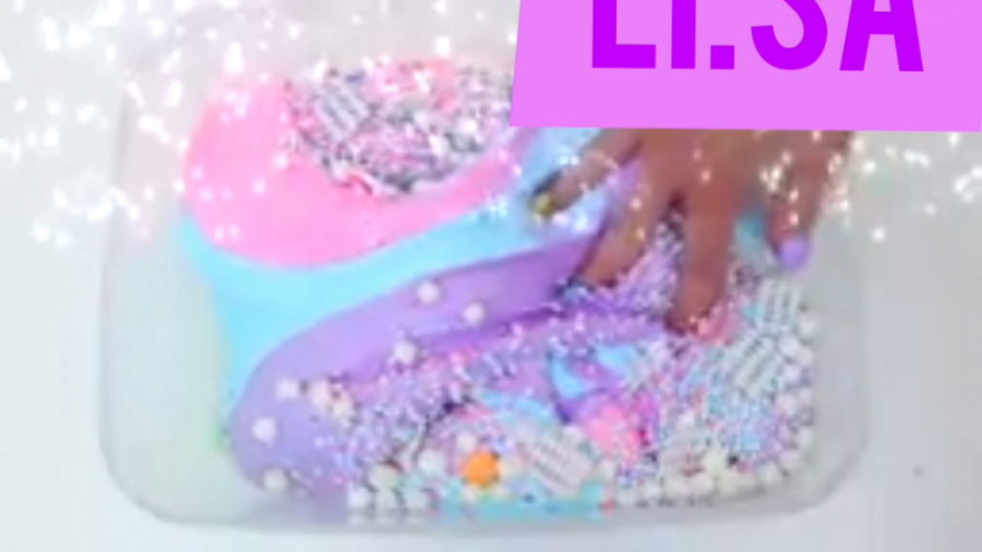 درست کردن اسلایم یونیکورنی