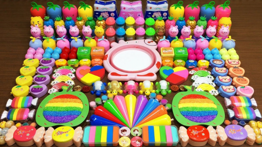 14 دقیقه مخلوط انواع اسلایم &g...