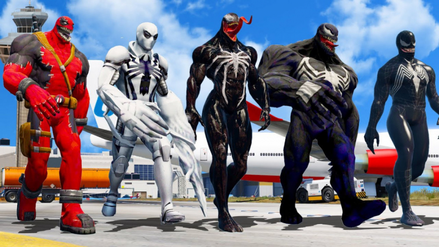 نبرد اونجرز در برابر ارتش ونوم