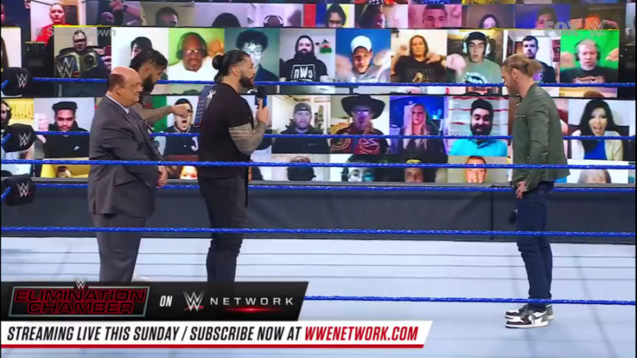 صحبت کردن رومن رینز با اج با م...