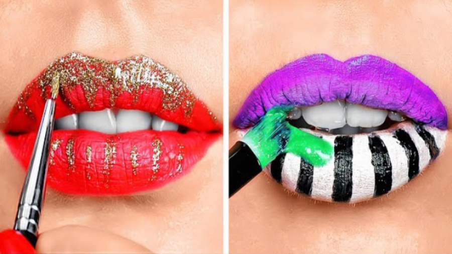 آموزش آرایش لب و خط لب  میکاپ...