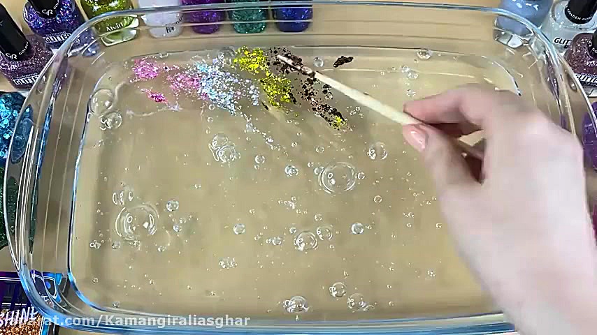 قاطی کردن اسلایم زیاد (با کیفی...