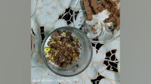 آموزش یک دسر خوشمزه و مقوی