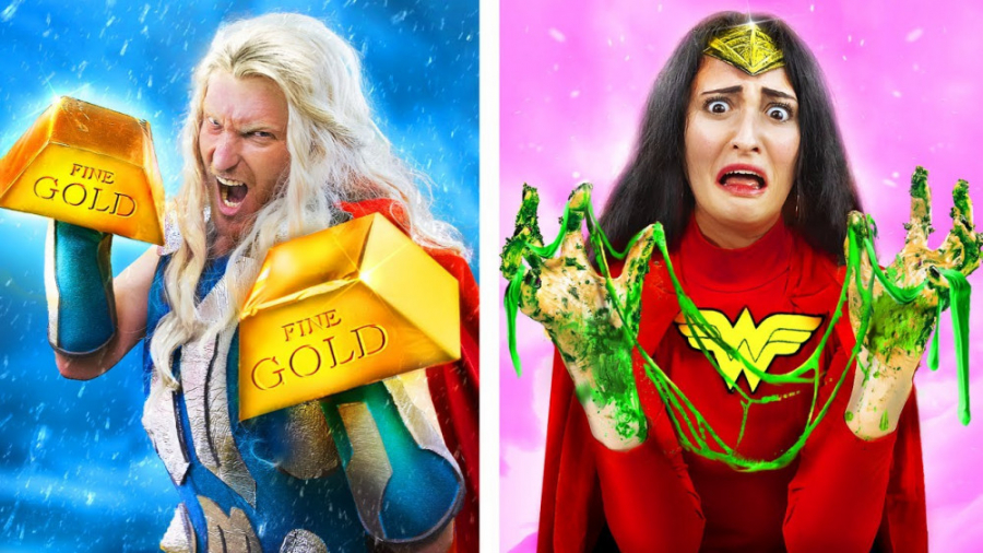 ابرقهرمان پولدار در مقابل ابرق...