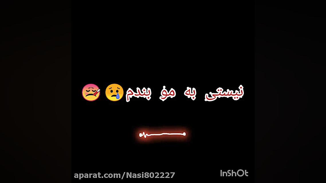 متن متحرک تکست آهنگ عاشقانه جد...