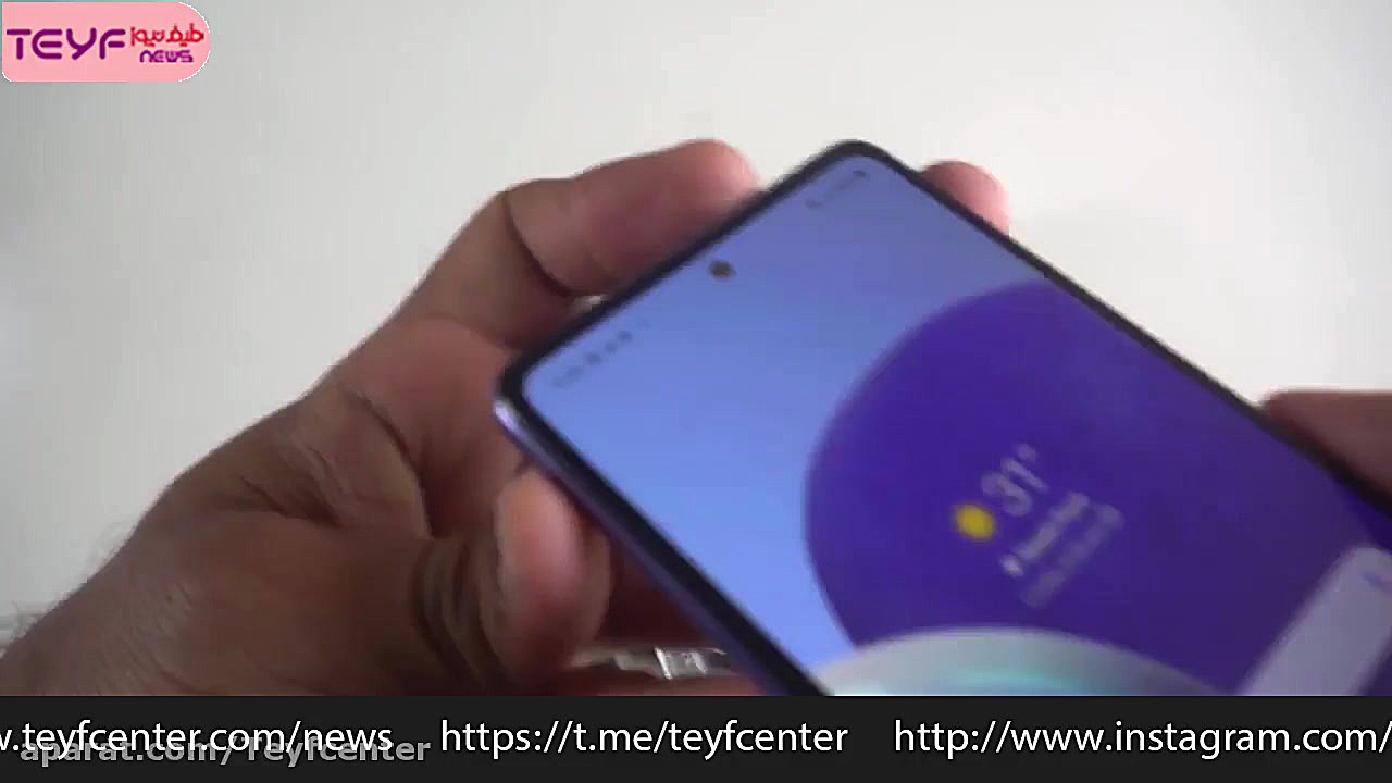 تست مقاومت نمایشگر گوشی سامسون...