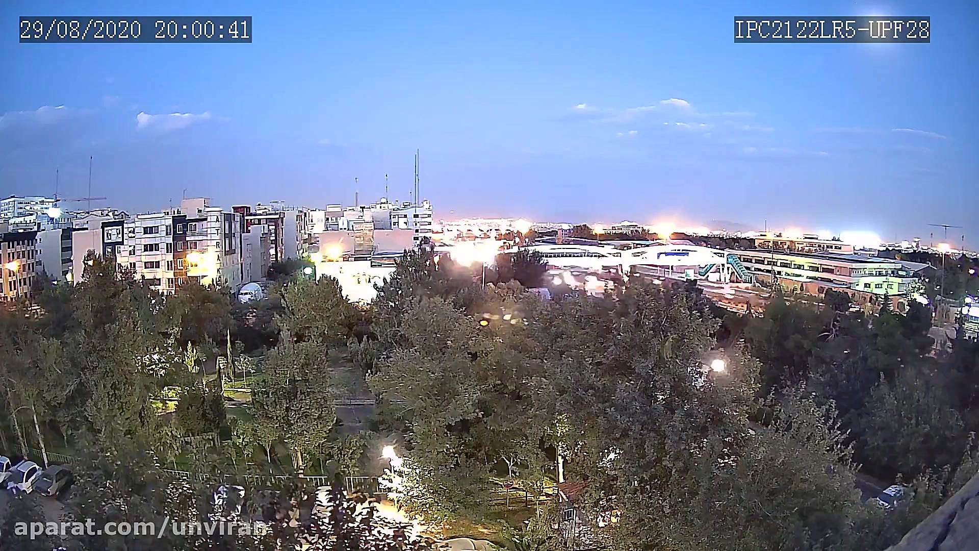 نمونه ویدئو دوربین مداربسته IP...