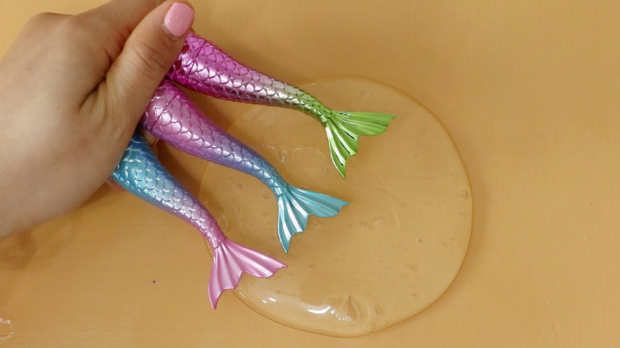 مخلوط خمیر کلی  اسلایم شفاف  م...