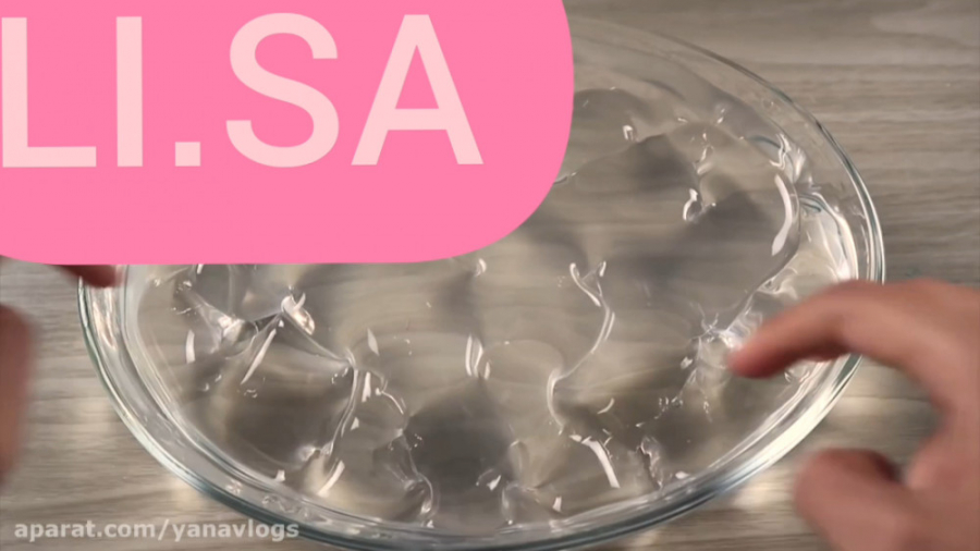 درست کردن اسلایم شفاف بدون چسب...