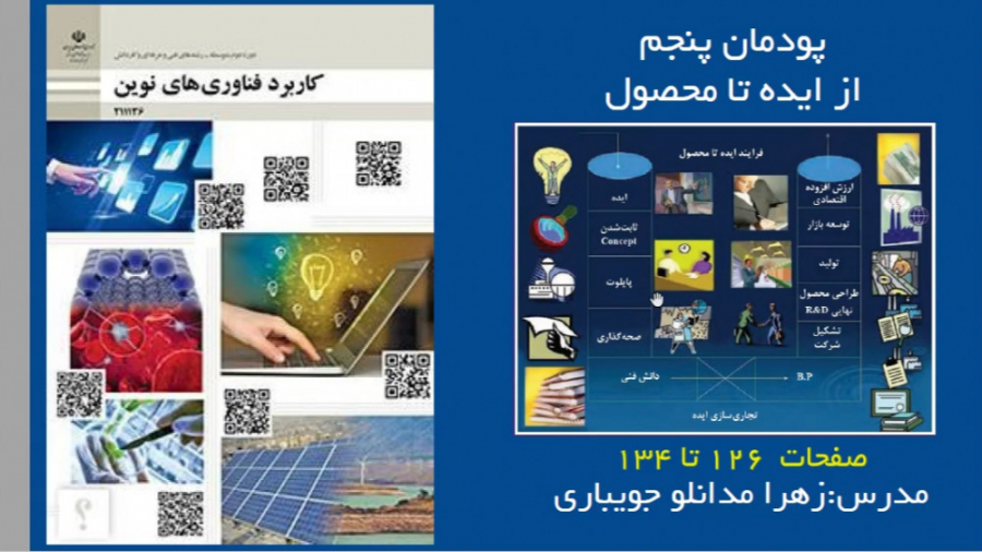 کاربرد فناوری های نوین،پودمان...