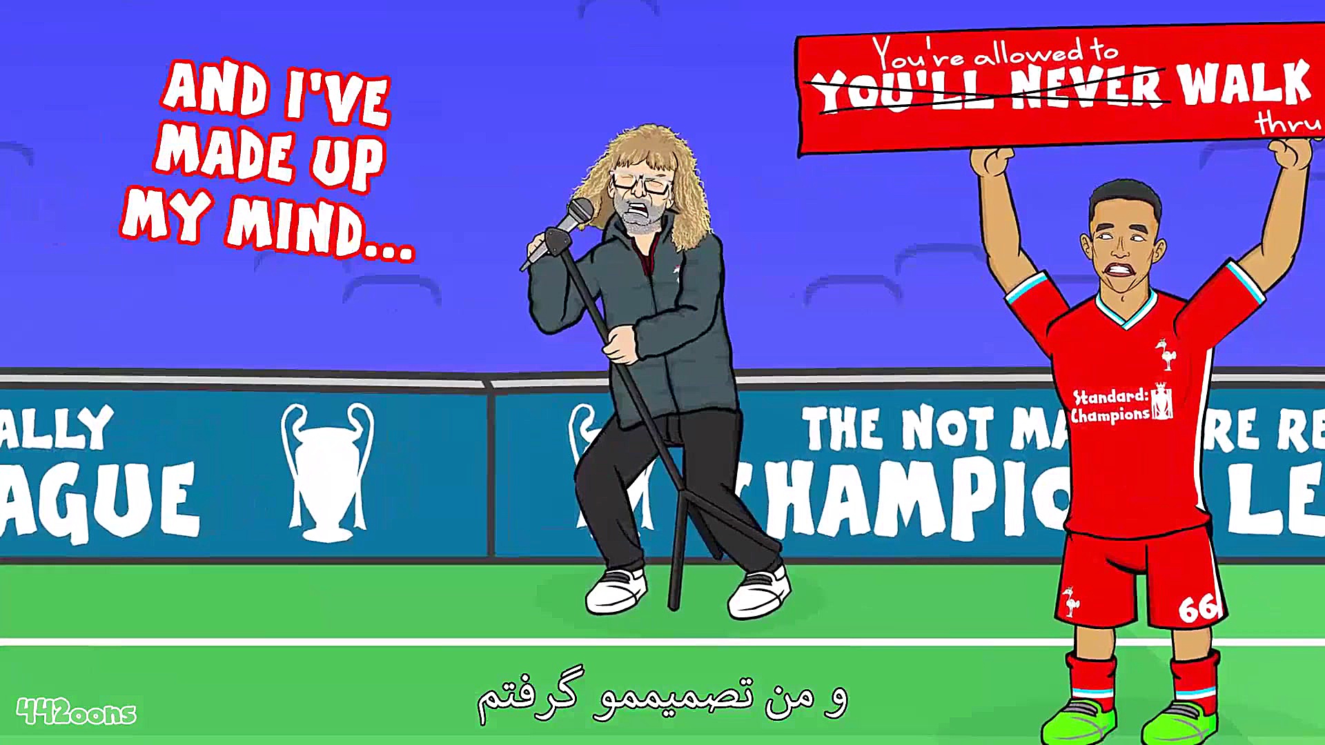 کارتون طنز غر زدن کلوپ از بلای...