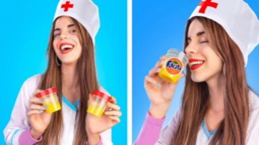 چالش طنز بردن غذا در بیمارستان...