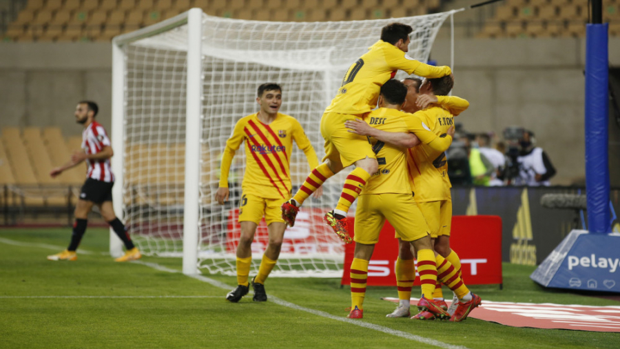 گل های بازی بارسلونا  اتلتیک ب...