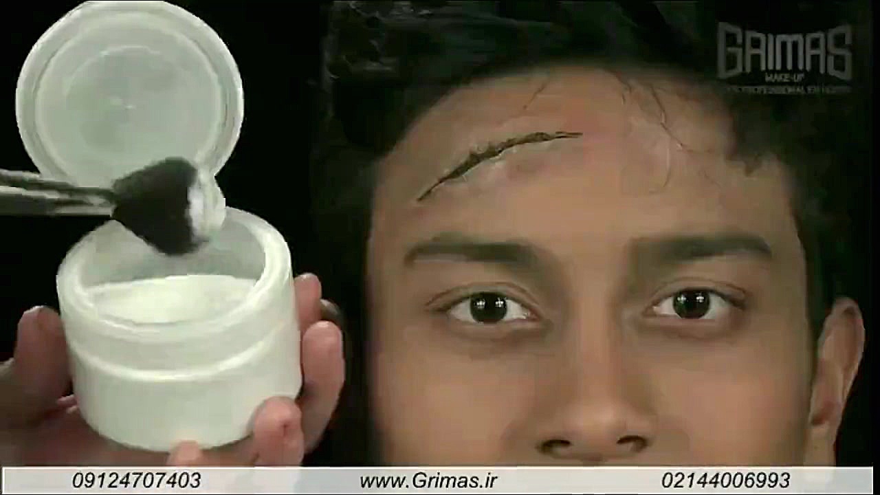آموزش گریم سینمایی زخم شکاف خو...