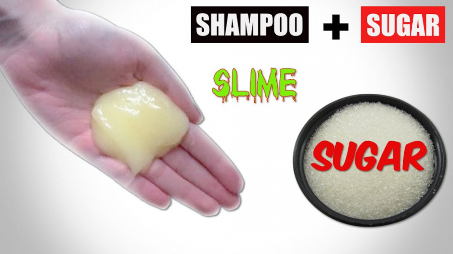 آموزش اسلایم با شامپو  مایع دس...