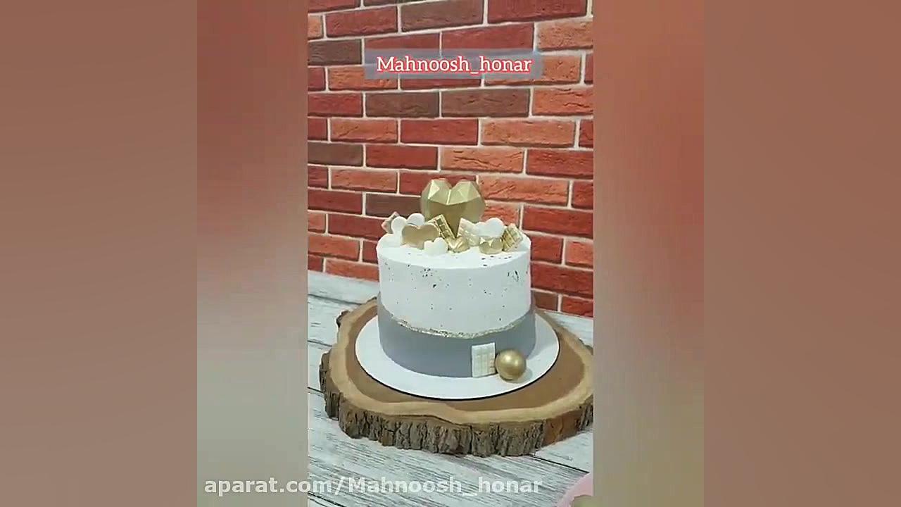 تزیین کیک با شکلات. تزیین کیک...