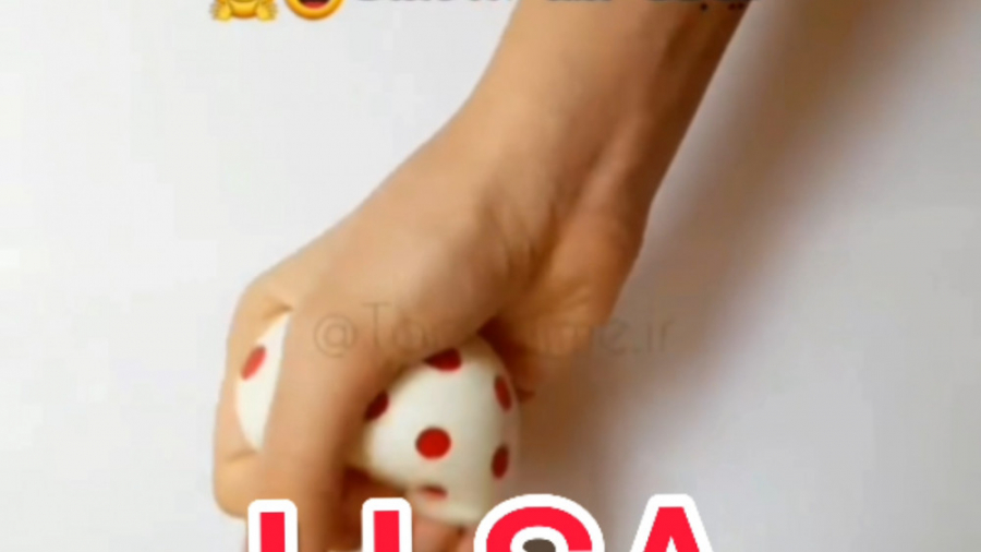 درست کردن توپ ضد استرس