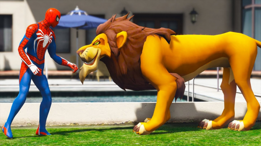 طنز مرد عنکبوتی در GTA 5