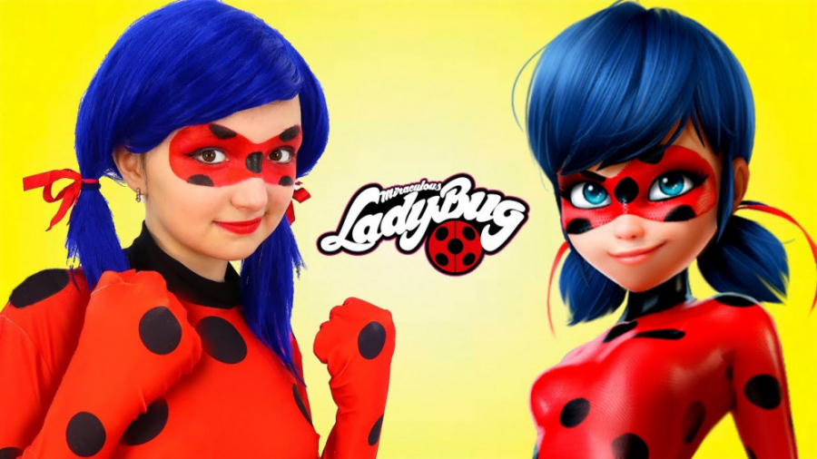 نمایش و میکاپ لیدی باگ