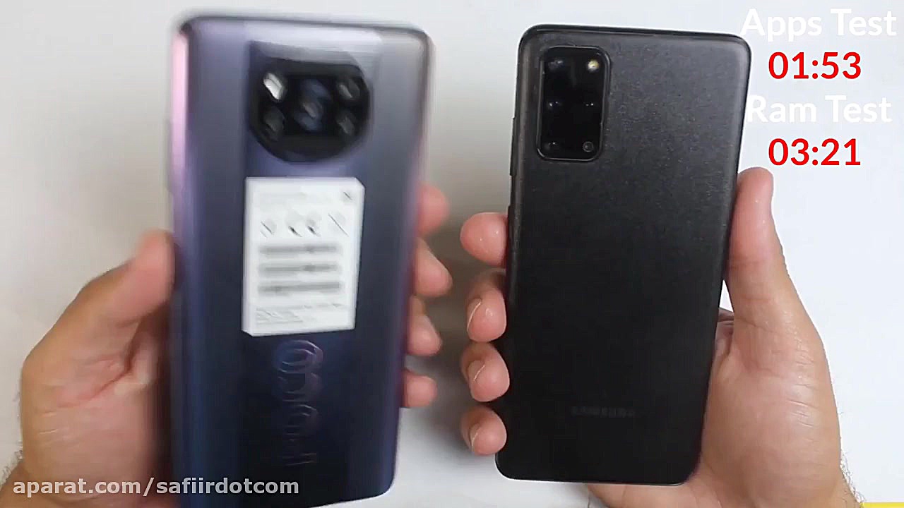 مقایسه و تست سرعت Poco X3 Pro...