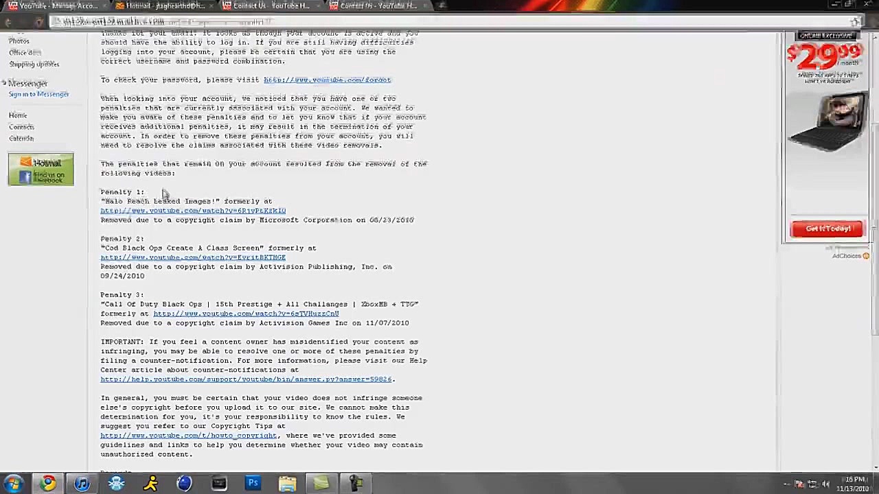 روش حذف اخطار کپی رایت در یوتی...