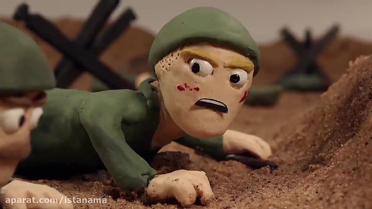 انیمیشن claymation جنگ جهانی W...
