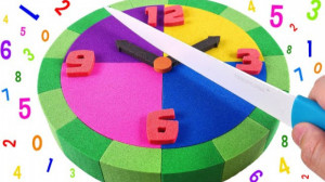 ساخت ساعت طرح هندوانه با ماسه...