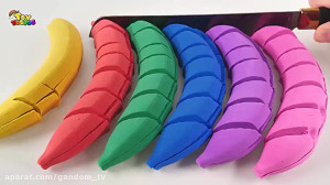 ساخت موز های رنگارنگ با ماسه ه...