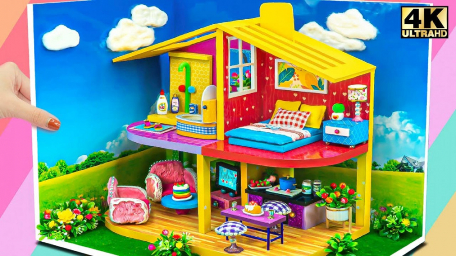 خانه ویلایی رنگارنگ و شگفت انگ...