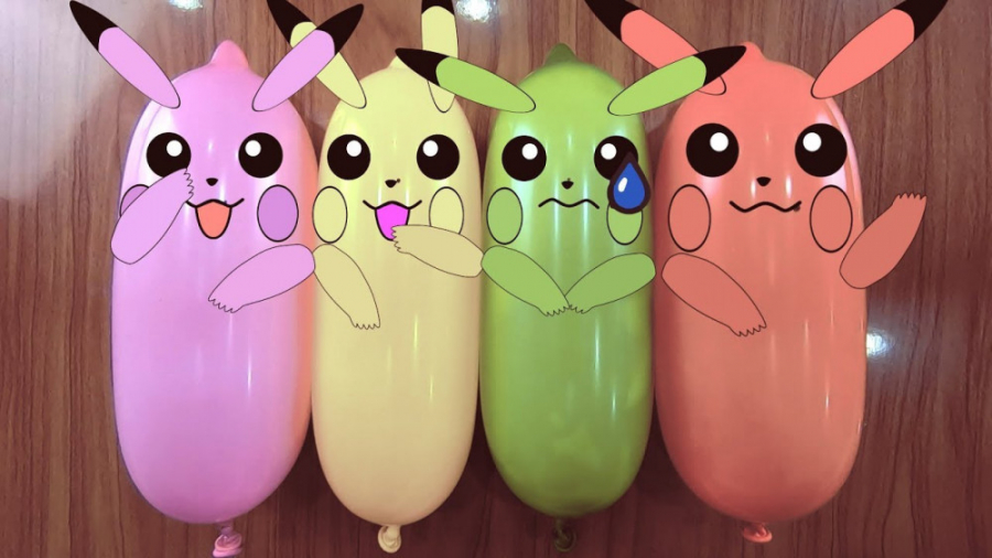 ساخت اسلایم کرانچی بادکنکی