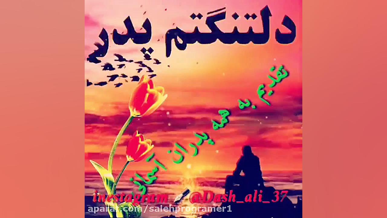 کلیپ بسیار غمگین  دلتنگتم پدر