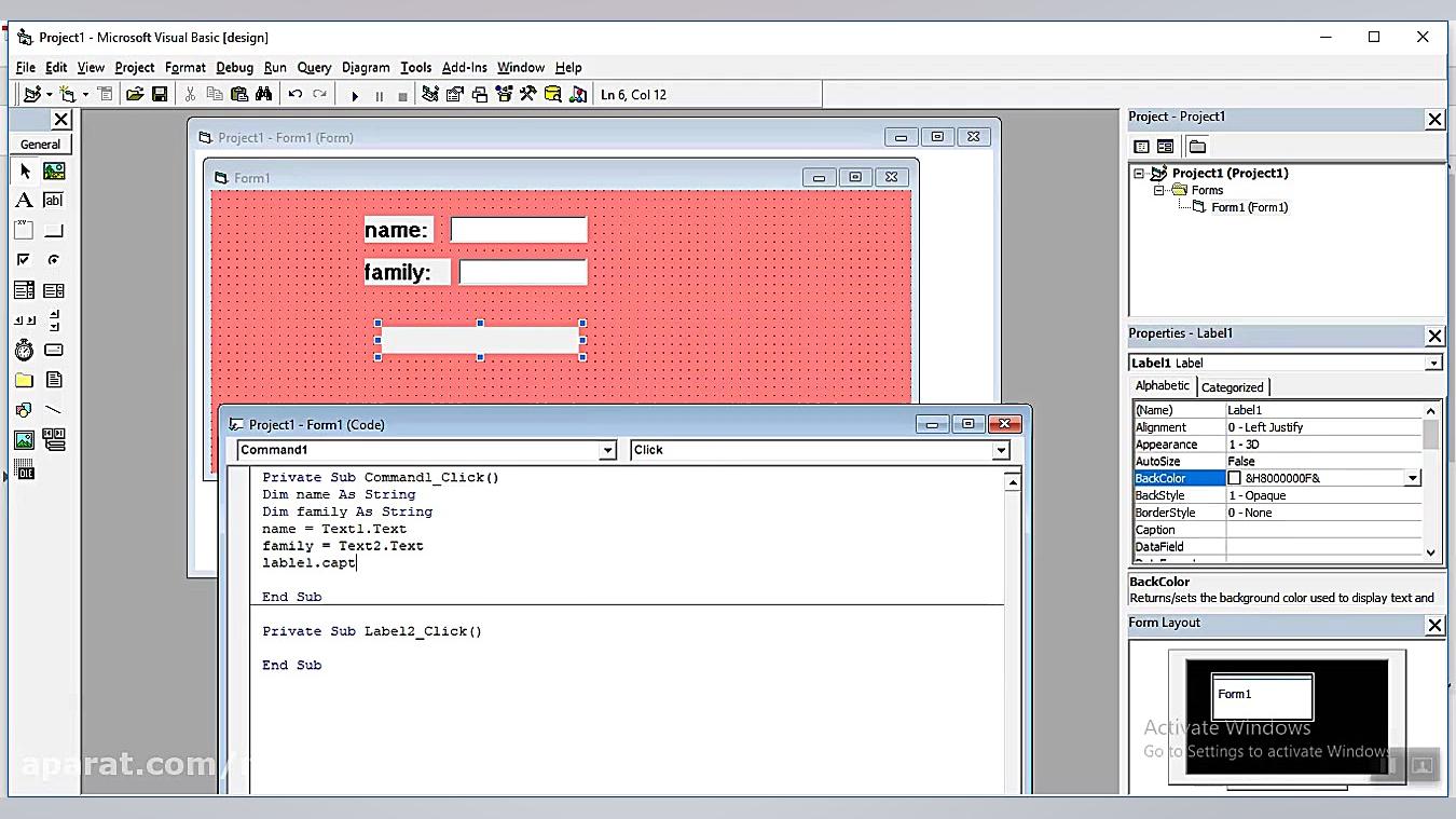 ویژوال بیسیک.عملگرهای رشته ای