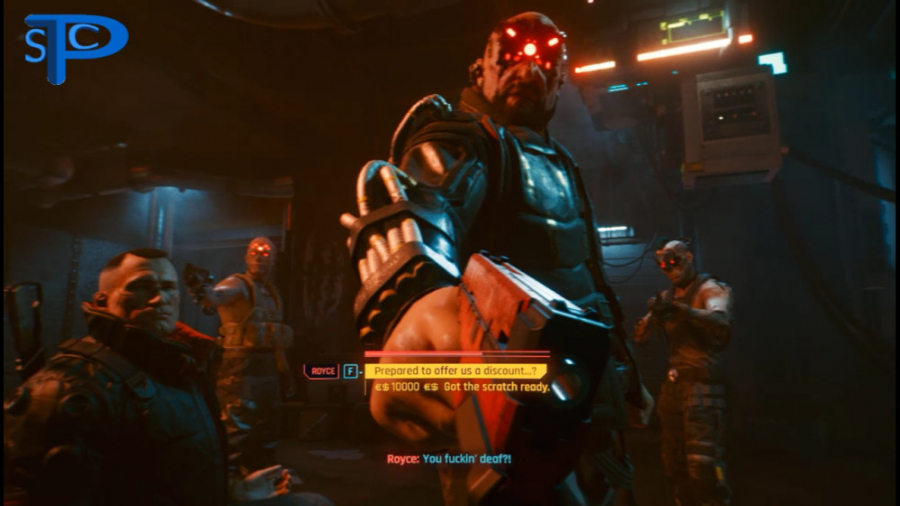گیم پلی سایبرپانک (cyberpunk 2077) زمان1454ثانیه